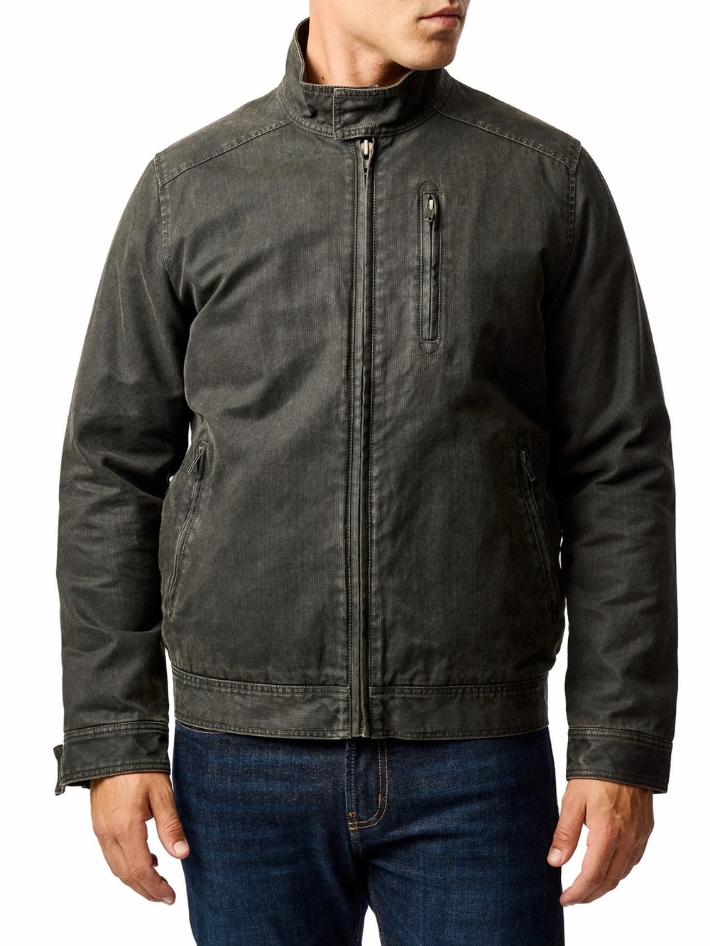 RODD & GUNN THE JACK JACKET BRACKEN CHARCOAL MENS LARGE